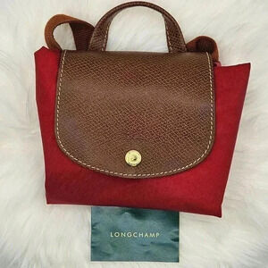 Red LongChamp  Versatile Backpack